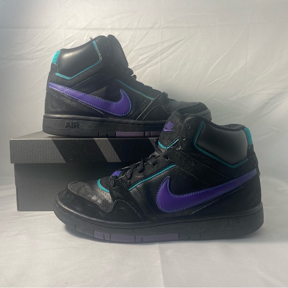 Nike Air Prestige III Black & Purple Sneakers Mens Size 7.5 Rare Size 407036-053 - Picture 1 of 8